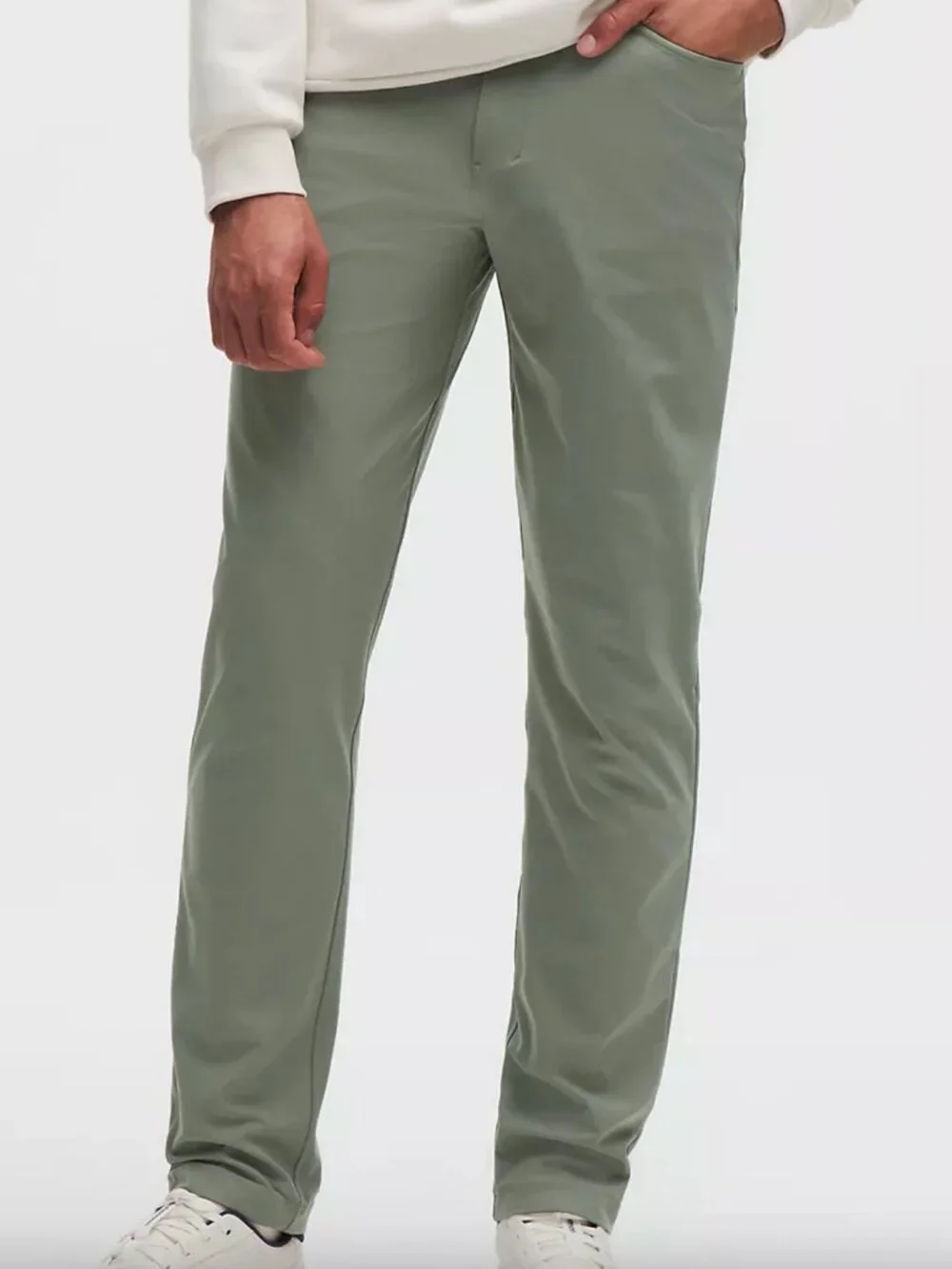 Lululemon Men's ABC Classic-Fit 5 Pocket Pant Warpstreme Willow Leaf Size 31